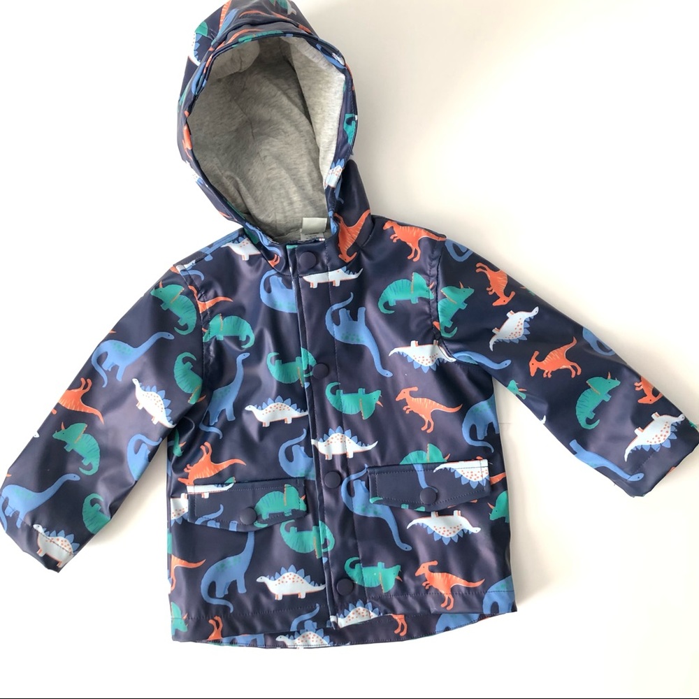 {Little Me} Dinosaur Rain coat with hood